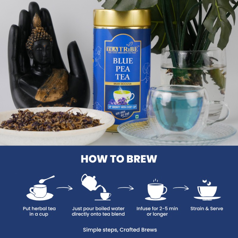 Blue Pea Tea (Butterfly pea flower tea)