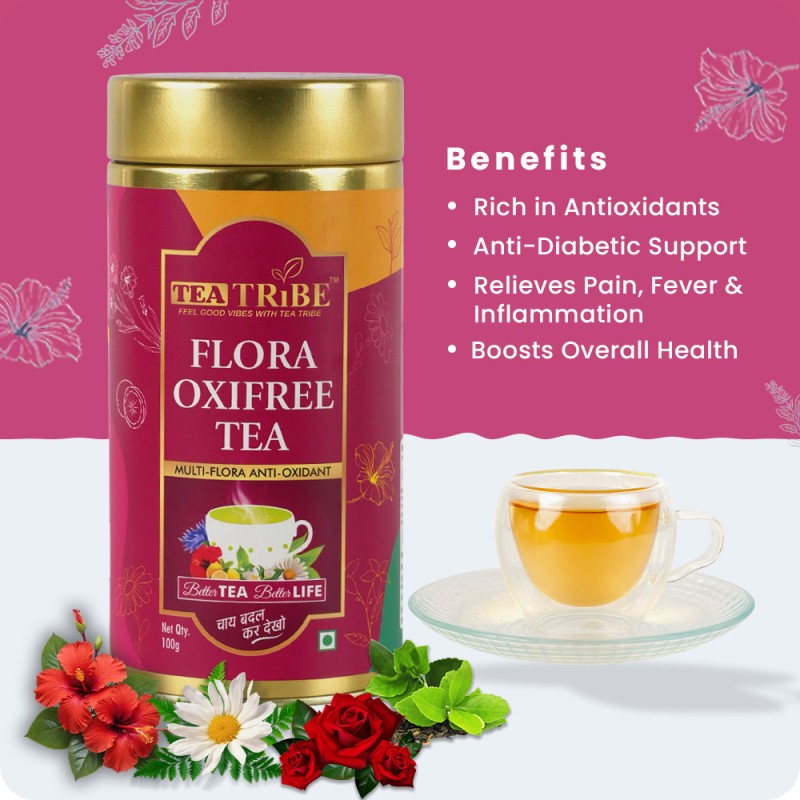 FLORA OXIFREE TEA (Tea for glowing skin)